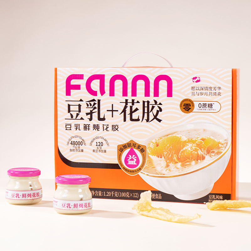 品鉴豆乳鲜炖花胶OEM/ODM定制加工生产即食滋养品厂家支持现货批发