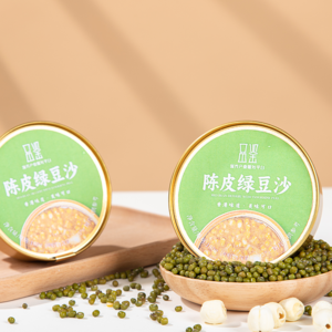 品鑒即食綠豆沙OEM代工工廠夏季解暑豆沙貼牌加工廠家